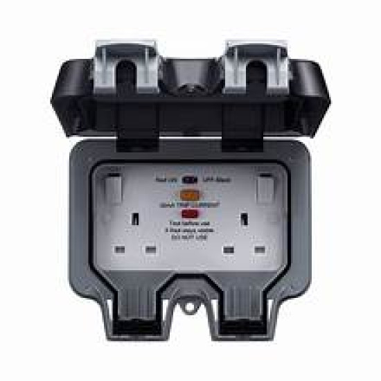 BG 822UAC22 13A USB A C 2 Gang Socket SP White