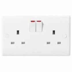 BG 822DP 2 GANG 13A 2 POLE SWITCHED  SOCKET 