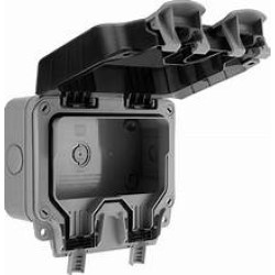 BG Electrical WP2GEC-02 IP66 Weatherproof Nexus Storm Double Empty Enclosure